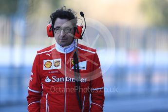 World © Octane Photographic Ltd. Formula 1 - Winter Test 2. Mattia Binotto - Scuderia Ferrari Chief Technical Officer. Circuit de Barcelona-Catalunya. Tuesday 7th March 2017. Digital Ref :1784LB1D2564