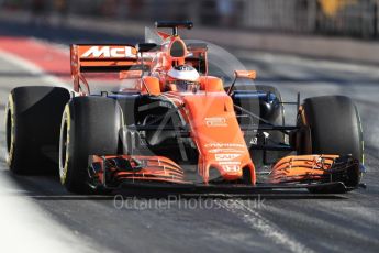 World © Octane Photographic Ltd. Formula 1 - Winter Test 2. Stoffel Vandoorne - McLaren Honda MCL32. Circuit de Barcelona-Catalunya. Tuesday 7th March 2017. Digital Ref :1784LB1D2688