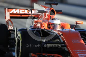 World © Octane Photographic Ltd. Formula 1 - Winter Test 2. Stoffel Vandoorne - McLaren Honda MCL32. Circuit de Barcelona-Catalunya. Tuesday 7th March 2017. Digital Ref :1784LB1D2700