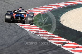 World © Octane Photographic Ltd. Formula 1 - Winter Test 2. Stoffel Vandoorne - McLaren Honda MCL32. Circuit de Barcelona-Catalunya. Tuesday 7th March 2017. Digital Ref :1784LB1D2772