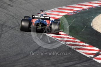 World © Octane Photographic Ltd. Formula 1 - Winter Test 2. Stoffel Vandoorne - McLaren Honda MCL32. Circuit de Barcelona-Catalunya. Tuesday 7th March 2017. Digital Ref :1784LB1D2795