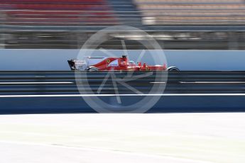 World © Octane Photographic Ltd. Formula 1 - Winter Test 2. Sebastian Vettel - Scuderia Ferrari SF70H. Circuit de Barcelona-Catalunya. Tuesday 7th March 2017. Digital Ref :1784LB1D2865