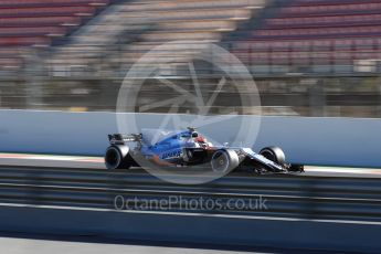 World © Octane Photographic Ltd. Formula 1 - Winter Test 2. Esteban Ocon - Sahara Force India VJM10. Circuit de Barcelona-Catalunya. Tuesday 7th March 2017. Digital Ref :1784LB1D2959