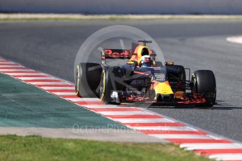 World © Octane Photographic Ltd. Formula 1 - Winter Test 2. Daniel Ricciardo - Red Bull Racing RB13. Circuit de Barcelona-Catalunya. Tuesday 7th March 2017. Digital Ref :1784LB1D3080