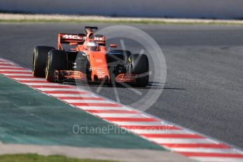 World © Octane Photographic Ltd. Formula 1 - Winter Test 2. Stoffel Vandoorne - McLaren Honda MCL32. Circuit de Barcelona-Catalunya. Tuesday 7th March 2017. Digital Ref :1784LB1D3148