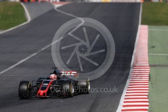 World © Octane Photographic Ltd. Formula 1 - Winter Test 2. Kevin Magnussen - Haas F1 Team VF-17. Circuit de Barcelona-Catalunya. Tuesday 7th March 2017. Digital Ref: 1784LB1D3306