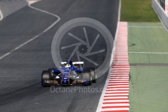 World © Octane Photographic Ltd. Formula 1 - Winter Test 2. Marcus Ericsson – Sauber F1 Team C36. Circuit de Barcelona-Catalunya. Tuesday 7th March 2017. Digital Ref: 1784LB1D3375