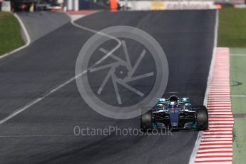 World © Octane Photographic Ltd. Formula 1 - Winter Test 2. Valtteri Bottas - Mercedes AMG Petronas F1 W08 EQ Energy+. Circuit de Barcelona-Catalunya. Tuesday 7th March 2017. Digital Ref: 1784LB1D3428