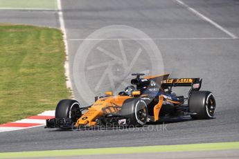 World © Octane Photographic Ltd. Formula 1 - Winter Test 2. Nico Hulkenberg - Renault Sport F1 Team R.S.17. Circuit de Barcelona-Catalunya. Tuesday 7th March 2017. Digital Ref: 1784LB1D3468