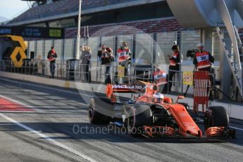 World © Octane Photographic Ltd. Formula 1 - Winter Test 2. Stoffel Vandoorne - McLaren Honda MCL32. Circuit de Barcelona-Catalunya. Tuesday 7th March 2017. Digital Ref :1784LB5D9259