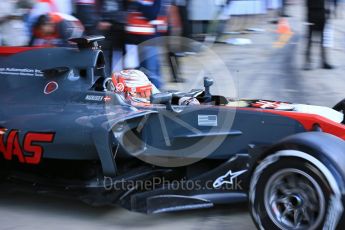 World © Octane Photographic Ltd. Formula 1 - Winter Test 2. Kevin Magnussen - Haas F1 Team VF-17. Circuit de Barcelona-Catalunya. Tuesday 7th March 2017. Digital Ref :1784LB5D9323