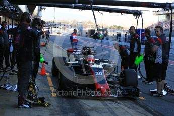 World © Octane Photographic Ltd. Formula 1 - Winter Test 2. Kevin Magnussen - Haas F1 Team VF-17. Circuit de Barcelona-Catalunya. Tuesday 7th March 2017. Digital Ref :1784LB5D9343