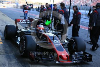 World © Octane Photographic Ltd. Formula 1 - Winter Test 2. Kevin Magnussen - Haas F1 Team VF-17. Circuit de Barcelona-Catalunya. Tuesday 7th March 2017. Digital Ref :1784LB5D9350