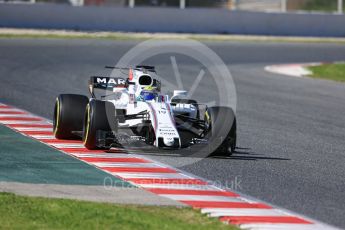 World © Octane Photographic Ltd. Formula 1 - Winter Test 2. Felipe Massa - Williams Martini Racing FW40. Circuit de Barcelona-Catalunya. Tuesday 7th March 2017. Digital Ref :1784LB5D9412