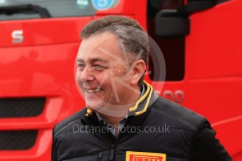 World © Octane Photographic Ltd. Formula 1 - Winter Test 2. Mario Isola – Pirelli Head of Car Racing. Circuit de Barcelona-Catalunya. Wednesday 8th March 2017. Digital Ref:1785CB1D1686