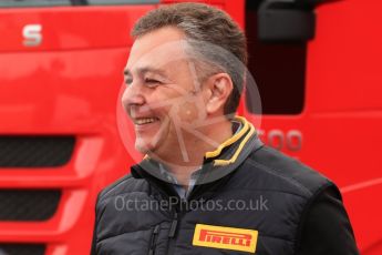 World © Octane Photographic Ltd. Formula 1 - Winter Test 2. Mario Isola – Pirelli Head of Car Racing. Circuit de Barcelona-Catalunya. Wednesday 8th March 2017. Digital Ref:1785CB1D1687