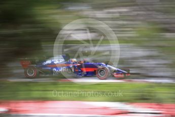 World © Octane Photographic Ltd. Formula 1 - Winter Test 2. Carlos Sainz - Scuderia Toro Rosso STR12. Circuit de Barcelona-Catalunya. Wednesday 8th March 2017. Digital Ref:1785CB1D1753