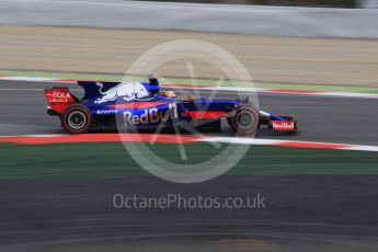 World © Octane Photographic Ltd. Formula 1 - Winter Test 2. Carlos Sainz - Scuderia Toro Rosso STR12. Circuit de Barcelona-Catalunya. Wednesday 8th March 2017. Digital Ref:1785CB1D1927