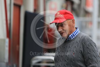 World © Octane Photographic Ltd. Formula 1 - Winter Test 2. Niki Lauda - Non-Executive Chairman Mercedes-AMG Petronas Motorsport. Circuit de Barcelona-Catalunya. Wednesday 8th March 2017. Digital Ref: 1785CB1D1946