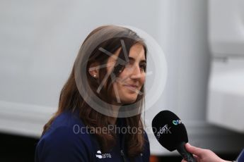 World © Octane Photographic Ltd. Formula 1 - Winter Test 2. Tatiana Calderon - Development Driver Sauber F1 Team. Circuit de Barcelona-Catalunya. Wednesday 8th March 2017. Digital Ref: 1785CB1D1967