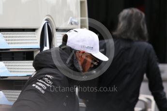 World © Octane Photographic Ltd. Formula 1 - Winter Test 2. Lewis Hamilton - Mercedes AMG Petronas F1 W08 EQ Energy+. Circuit de Barcelona-Catalunya. Wednesday 8th March 2017. Digital Ref: 1785CB1D1990