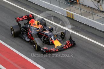 World © Octane Photographic Ltd. Formula 1 - Winter Test 2. Max Verstappen - Red Bull Racing RB13. Circuit de Barcelona-Catalunya. Wednesday 8th March 2017. Digital Ref:1785CB1D2129