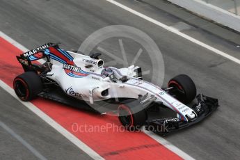 World © Octane Photographic Ltd. Formula 1 - Winter Test 2. Lance Stroll - Williams Martini Racing FW40. Circuit de Barcelona-Catalunya. Wednesday 8th March 2017. Digital Ref:1785CB1D2221