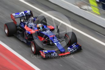 World © Octane Photographic Ltd. Formula 1 - Winter Test 2. Carlos Sainz - Scuderia Toro Rosso STR12. Circuit de Barcelona-Catalunya. Wednesday 8th March 2017. Digital Ref:1785CB1D2255