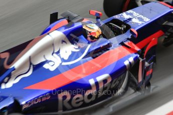 World © Octane Photographic Ltd. Formula 1 - Winter Test 2. Carlos Sainz - Scuderia Toro Rosso STR12. Circuit de Barcelona-Catalunya. Wednesday 8th March 2017. Digital Ref:1785CB1D2262