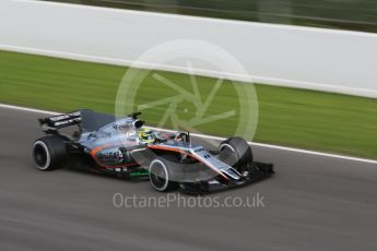 World © Octane Photographic Ltd. Formula 1 - Winter Test 2. Sergio Perez - Sahara Force India VJM10. Circuit de Barcelona-Catalunya. Wednesday 8th March 2017. Digital Ref:1785CB1D2266