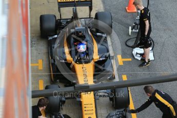 World © Octane Photographic Ltd. Formula 1 - Winter Test 2. Jolyon Palmer - Renault Sport F1 Team R.S.17. Circuit de Barcelona-Catalunya. Wednesday 8th March 2017. Digital Ref:1785CB1D2409