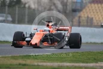 World © Octane Photographic Ltd. Formula 1 - Winter Test 2. Fernando Alonso - McLaren Honda MCL32. Circuit de Barcelona-Catalunya. Wednesday 8th March 2017. Digital Ref:1785CB1D5563