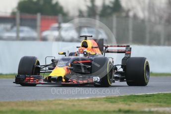 World © Octane Photographic Ltd. Formula 1 - Winter Test 2. Max Verstappen - Red Bull Racing RB13. Circuit de Barcelona-Catalunya. Wednesday 8th March 2017. Digital Ref:1785CB1D5584