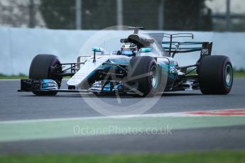 World © Octane Photographic Ltd. Formula 1 - Winter Test 2. Valtteri Bottas - Mercedes AMG Petronas F1 W08 EQ Energy+. Circuit de Barcelona-Catalunya. Wednesday 8th March 2017. Digital Ref:1785CB1D5608