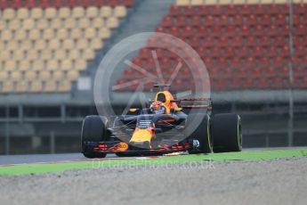 World © Octane Photographic Ltd. Formula 1 - Winter Test 2. Max Verstappen - Red Bull Racing RB13. Circuit de Barcelona-Catalunya. Wednesday 8th March 2017. Digital Ref:1785CB1D5614