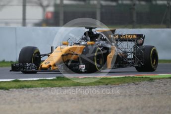 World © Octane Photographic Ltd. Formula 1 - Winter Test 2. Nico Hulkenberg - Renault Sport F1 Team R.S.17. Circuit de Barcelona-Catalunya. Wednesday 8th March 2017. Digital Ref:1785CB1D5779