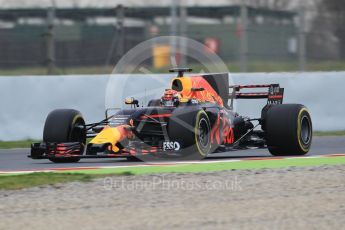 World © Octane Photographic Ltd. Formula 1 - Winter Test 2. Max Verstappen - Red Bull Racing RB13. Circuit de Barcelona-Catalunya. Wednesday 8th March 2017. Digital Ref:1785CB1D5808