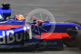 World © Octane Photographic Ltd. Formula 1 - Winter Test 2. Carlos Sainz - Scuderia Toro Rosso STR12. Circuit de Barcelona-Catalunya. Wednesday 8th March 2017. Digital Ref:1785CB1D5903