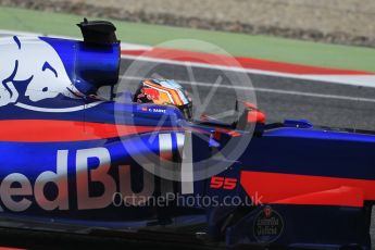 World © Octane Photographic Ltd. Formula 1 - Winter Test 2. Carlos Sainz - Scuderia Toro Rosso STR12. Circuit de Barcelona-Catalunya. Wednesday 8th March 2017. Digital Ref:1785CB1D5907