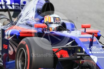 World © Octane Photographic Ltd. Formula 1 - Winter Test 2. Carlos Sainz - Scuderia Toro Rosso STR12. Circuit de Barcelona-Catalunya. Wednesday 8th March 2017. Digital Ref:1785CB1D5931