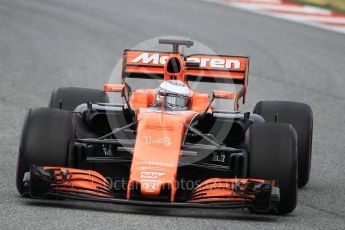 World © Octane Photographic Ltd. Formula 1 - Winter Test 2. Fernando Alonso - McLaren Honda MCL32. Circuit de Barcelona-Catalunya. Wednesday 8th March 2017. Digital Ref:1785CB1D5994