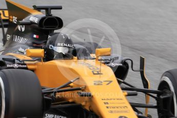 World © Octane Photographic Ltd. Formula 1 - Winter Test 2. Nico Hulkenberg - Renault Sport F1 Team R.S.17. Circuit de Barcelona-Catalunya. Wednesday 8th March 2017. Digital Ref:1785CB1D6026