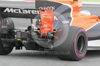 World © Octane Photographic Ltd. Formula 1 - Winter Test 2. Fernando Alonso - McLaren Honda MCL32. Circuit de Barcelona-Catalunya. Wednesday 8th March 2017. Digital Ref:1785CB1D6037