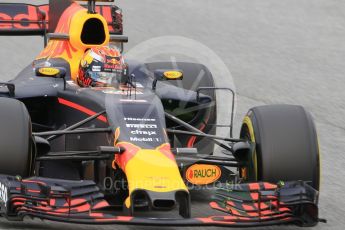World © Octane Photographic Ltd. Formula 1 - Winter Test 2. Max Verstappen - Red Bull Racing RB13. Circuit de Barcelona-Catalunya. Wednesday 8th March 2017. Digital Ref:1785CB1D6059