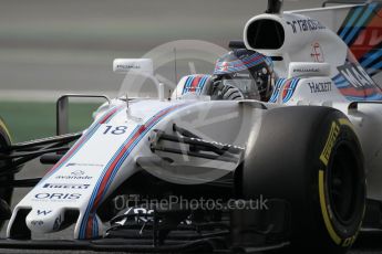 World © Octane Photographic Ltd. Formula 1 - Winter Test 2. Lance Stroll - Williams Martini Racing FW40. Circuit de Barcelona-Catalunya. Wednesday 8th March 2017. Digital Ref: 1785CB1D6126