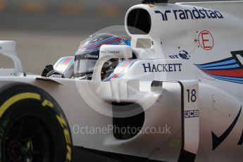 World © Octane Photographic Ltd. Formula 1 - Winter Test 2. Lance Stroll - Williams Martini Racing FW40. Circuit de Barcelona-Catalunya. Wednesday 8th March 2017. Digital Ref: 1785CB1D6131