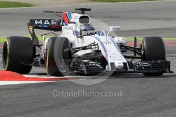 World © Octane Photographic Ltd. Formula 1 - Winter Test 2. Lance Stroll - Williams Martini Racing FW40. Circuit de Barcelona-Catalunya. Wednesday 8th March 2017. Digital Ref: 1785CB1D6156