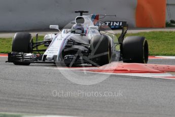 World © Octane Photographic Ltd. Formula 1 - Winter Test 2. Lance Stroll - Williams Martini Racing FW40. Circuit de Barcelona-Catalunya. Wednesday 8th March 2017. Digital Ref: 1785CB1D6197