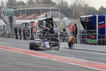 World © Octane Photographic Ltd. Formula 1 - Winter Test 2. Pascal Wehrlein – Sauber F1 Team C36. Circuit de Barcelona-Catalunya. Wednesday 8th March 2017. Digital Ref: 1785LB1D3809