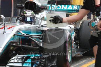 World © Octane Photographic Ltd. Formula 1 - Winter Test 2. Valtteri Bottas - Mercedes AMG Petronas F1 W08 EQ Energy+. Circuit de Barcelona-Catalunya. Wednesday 8th March 2017. Digital Ref: 1785LB1D3826